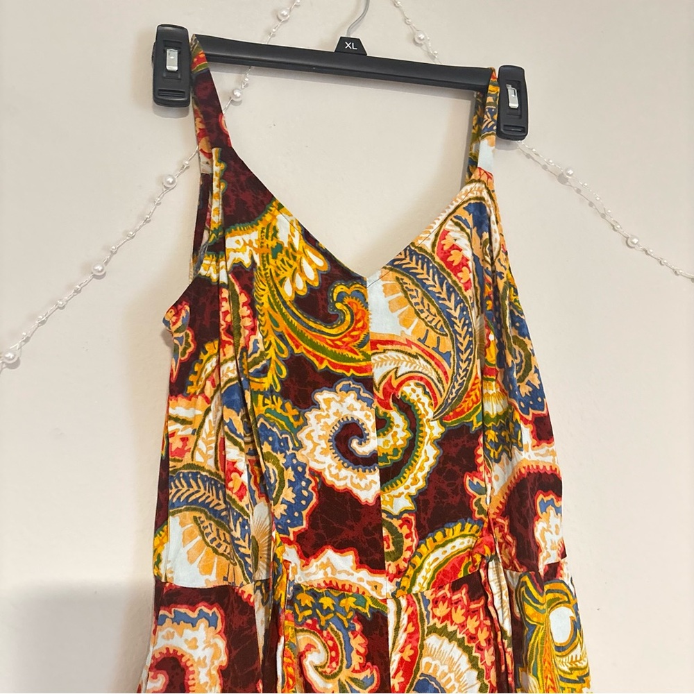 MSK Vibrant Paisley High Low Jumpsuits women’s - Picture 5 of 16